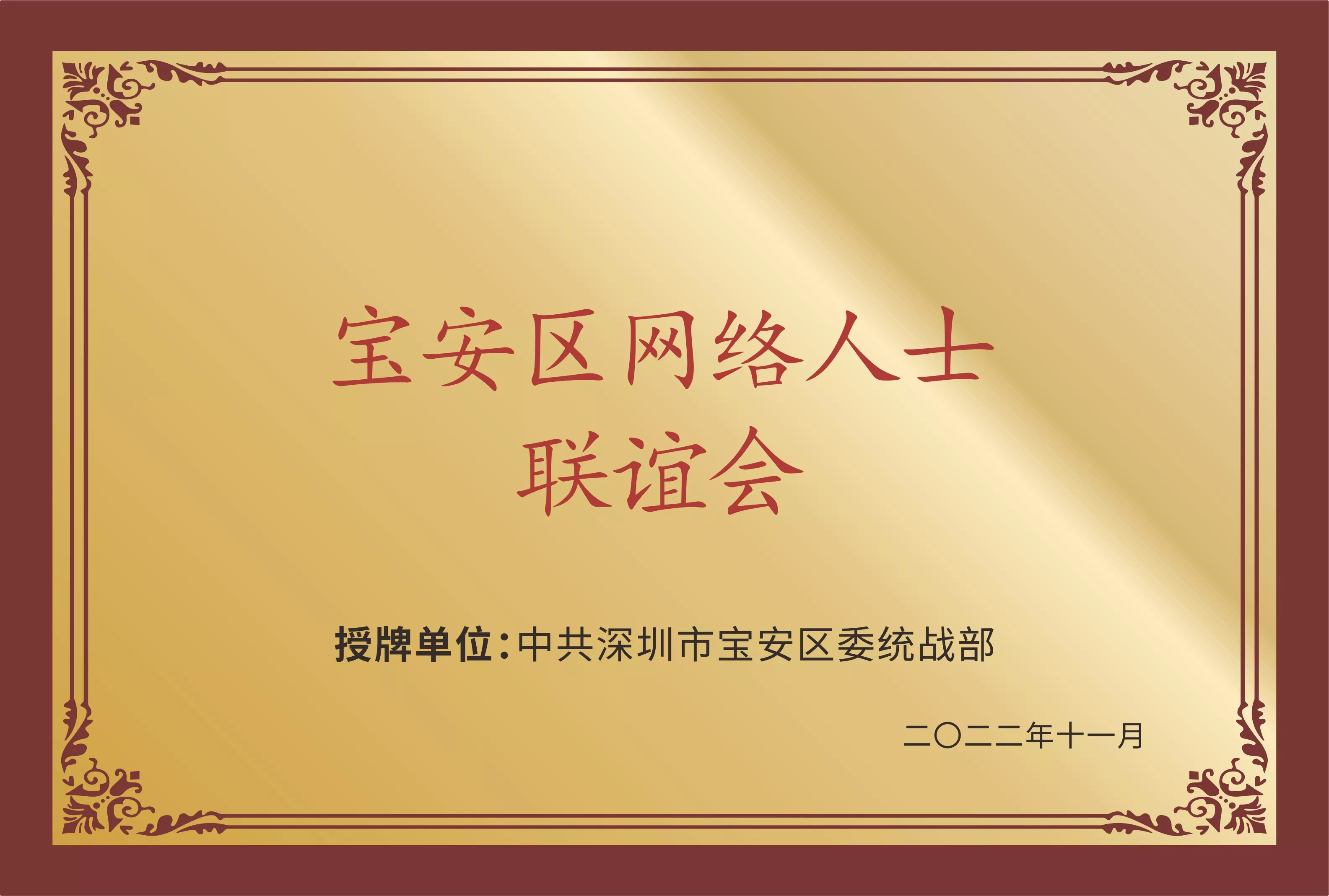 宝安区网络人士联谊会